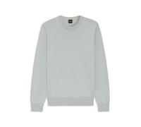 BOSS Pullover aus Baumwoll-Mix mit Kaschmir-Anteil und Logo-Patch - Style Kanovano_S, 50527583 Hellgrau XXXL