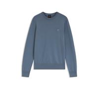 BOSS Pullover aus Baumwoll-Mix mit Logo-Patch - Style Kanovano_S, 50527583 Blau S