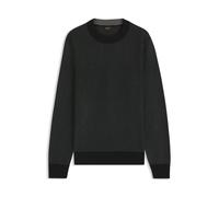 BOSS Pullover aus Baumwoll-Mix mit zweifarbiger Struktur - Style Klapok, 50548673 Schwarz S