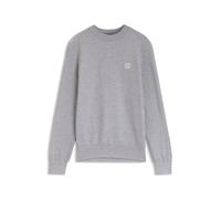 BOSS Pullover aus Baumwoll-Piqué mit Logo-Patch - Style Anion_S, 50527584 Hellgrau XL