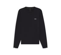BOSS Pullover aus Baumwolle mit Kontrast-Details - Style K_Ever-X CN, 50541940 Dunkelblau XXXL