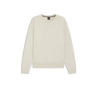 BOSS Pullover aus Baumwolle mit Logo-Stickerei - Style Upacas-L, 50556344 Natur XXXL