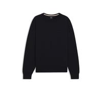 BOSS Pullover aus Baumwolle mit Logo-Stickerei - Style Upacas-L, 50556344 Schwarz L