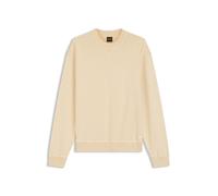 BOSS Pullover aus Baumwolle mit Ripp-Details an den Seitennähten - Style Akapulko, 50565144 Hellorange XXL