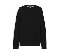 BOSS Black Pullover Herren Regular Fit Rundhals schwarz, M