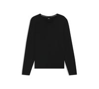 Hugo Boss Herrenpullover Melba-P V-Ausschnitt extrafeine Merinowolle Schwarz Größe XL