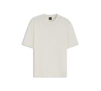 BOSS Pullover aus Leinen-Baumwolle mit Rippen- und Reiskornstrukturen - Style Kajordino, 50558718 Natur XL