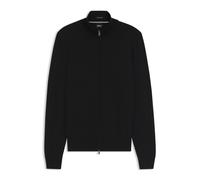 BOSS Pullover aus Merinowolle mit Reißverschluss - Style H-Balonso, 50566344 Schwarz M