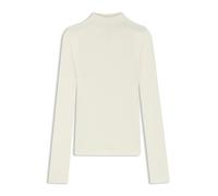 BOSS Pullover aus Merinowolle mit Stehkragen und verschiedenen Ripp-Details - Style Foliora, 50549166 Natur XXL