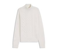 BOSS Herren Strickpullover aus Wolle und Seide L-HECTOR, offwhite, Gr. XL