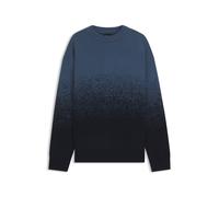 BOSS Pullover aus Woll-Mix mit Dégradé-Muster - Style Kalbrush, 50548701 Dunkelblau M