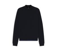 BOSS Pullover aus Woll-Mix mit Stehkragen - Style Perfino_IN, 50556335 Dunkelblau M