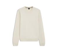 BOSS Pullover aus Woll-Mix mit strukturierter Vorderseite - Style H-Habito_IN, 50576726 Natur XL