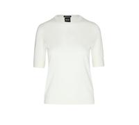 BOSS Kurzarm-Pullover aus Merinowolle - Style Farbella, 50544996 Hellgelb XL