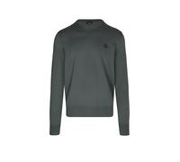 BOSS Orange Regular Fit Pullover aus Baumwoll-Kaschmir-Mix Modell 'Kanovano_S' in Khaki, Größe M