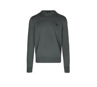 BOSS Orange Regular Fit Pullover aus Baumwoll-Kaschmir-Mix Modell 'Kanovano_S' in Khaki, Größe S