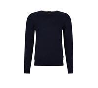 BOSS Herren Strickpullover aus Wolle LENO-P, marine, Gr. L