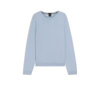 BOSS Slim-Fit Pullover aus Merinowolle mit Rundhalsausschnitt - Style Leno-P, 50468239 Hellblau XXL