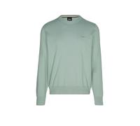 BOSS Regular Fit Strickpullover aus reiner Baumwolle Modell 'UPCAS' in Mint, Größe M