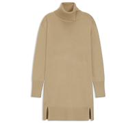 BOSS Pulloverkleid aus Woll-Mix mit geschlitztem Rollkragen - Style C_Feringatessa, 50550493 Beige XS