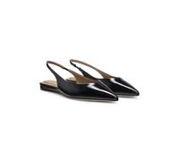 BOSS Pumps aus Leder mit Slingback-Riemen - Style Miah_SLBall10_NACS, 50573444 Schwarz 37