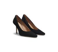 BOSS Pumps aus Veloursleder mit komfortabler Innensohle - Style Charlize_PumpSlb90_S, 50557720 Schwarz 36