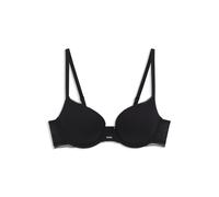 Push-up-BH BOSS "B PURE", Damen, Gr. 85, Cup D, schwarz (schwarz 001), Obermaterial: 75% Polyamid, 25% Elasthan, BHs Push-up-BH (62254467-85) schwarz 001