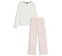 BOSS Pyjama aus Stretch-Baumwolle mit Logo-Print - Style CI_Long Set CN, 50550217 Weiß / Pink XXL