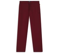Pyjamahose BOSS "Waffle Pants", Herren, Gr. M, N-Gr, dunkelrot 602, Jersey, Obermaterial: 60% Baumwolle, 40% Polyester, casual, lang, Hosen (35048120-M) dunkelrot 602