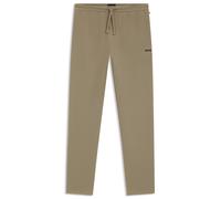 BOSS Pyjama-Hose aus Baumwoll-Mix mit Logo-Stickerei - Style Waffle Pants, 50535877 Hellbraun XL