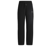 BOSS Pyjama-Hose aus Stretch-Baumwolle mit Logo-Kordeln - Style CI_Pants, 50520148 Schwarz S