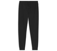 BOSS Pyjama-Hose aus Waffelgewebe mit Monogramm-Print und Bündchen - Style WaffleAOP Cuff Pants, 50571385 Schwarz XXL