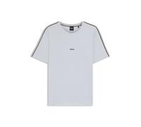 BOSS Pyjama-Oberteil aus elastischer Baumwolle mit Tape-Details - Style Unique T-Shirt, 50545930 Flieder M