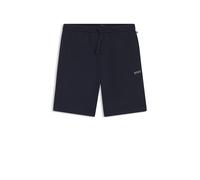 BOSS Pyjama-Shorts aus Baumwoll-Mix mit Logo-Stickerei - Style Waffle Shorts, 50535884 Dunkelblau XXL