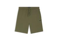 BOSS Pyjama-Shorts aus Baumwoll-Mix mit Logo-Stickerei - Style Waffle Shorts, 50535884 Grün S