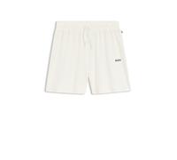 BOSS Pyjama-Shorts aus Stretch-Baumwolle mit Tunnelzug und Logo-Print - Style CI_Shorts CW, 50515606 Weiß XL
