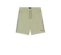 BOSS Pyjama-Shorts aus elastischer Baumwolle mit Signature-Streifen-Details - Style Unique Shorts CW, 50566956 Hellgrün XXL