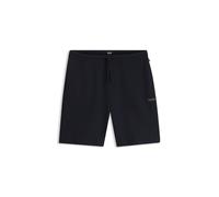 BOSS Herren Waffle Shorts Pyjama-Shorts aus Baumwoll-Mix mit Logo-Stickerei