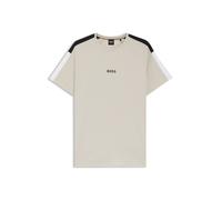 BOSS Pyjama-T-Shirt aus Baumwoll-Mix mit Colour-Block-Design - Style Balance T-Shirt RN, 50557056 Hellgrau M