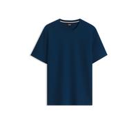 BOSS Pyjama-Top aus Waffelstrick - Style Waffle T-Shirt, 50535891 Blau XXL
