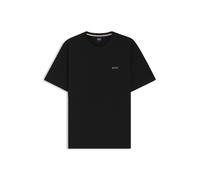BOSS Pyjama-Top aus Waffelstrick - Style Waffle T-Shirt, 50535891 Schwarz XL