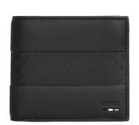 Hugo Boss Geldbörse Ray MS 4 Kartenfächer Münzfach 10,5 cm Schwarz