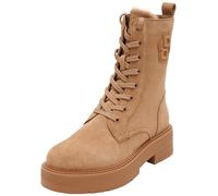 BOSS Damen Schnürboots Veloursleder REBBY, beige, Gr. 40EU