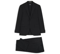 BOSS Regular-Fit Anzug aus elastischer Schurwolle - Style H-Jeckson-2Pcs-224, 50552082 Schwarz 50