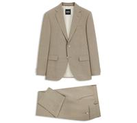 BOSS Regular-Fit Anzug aus pflegeleichtem Gewebe - Style H-Jeckson-2Pcs-253, 50571072 Beige 54