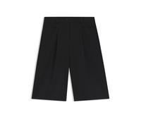 BOSS Regular-Fit Bermuda-Hose mit ausgestelltem Bein - Style C_Talarina, 50553602 Schwarz 38