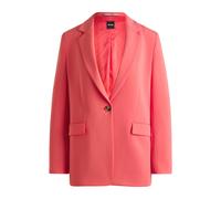 BOSS Regular-Fit Blazer aus knitterfreiem Krepp - Style Jocaluah, 50490053 Dunkelrosa 38