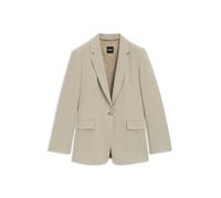 BOSS Regular-Fit Blazer aus knitterfreiem Krepp - Style Jocaluah, 50490053 Hellbeige 34