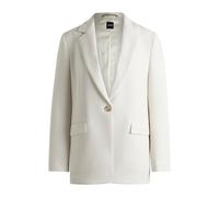 BOSS Regular-Fit Blazer aus knitterfreiem Krepp - Style Jocaluah, 50490053 Weiß 36