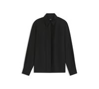 BOSS Regular-Fit Bluse im Smoking-Stil mit Biesen - Style Bisina_Wednesday, 50548399 Schwarz 42